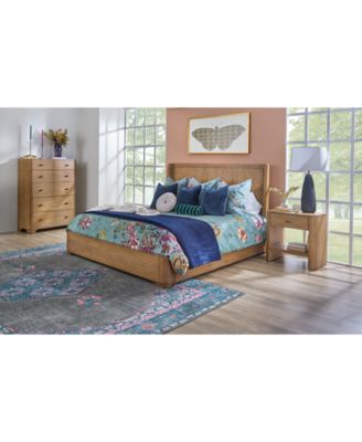 Furniture - Nordic 3 Pc. Queen Panel Set (Bed, Chest & Open Nightstand)