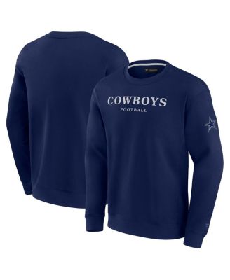Fanatics - Men's and Women's Navy Dallas Cowboys Elements Unlimited Fleece Pullover Sweatshirt