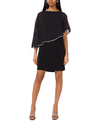 MSK - Petite Capelet Shift Dress