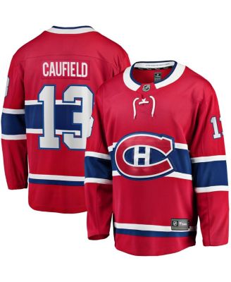 Fanatics - Men's Cole Caufield Red Montreal Canadiens Home Premier Breakaway Player Jersey