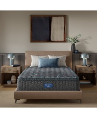 Beautyrest - Level Two 14.75" Medium Firm Pillow Top Mattress Set - Split Queen