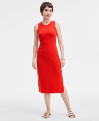 On 34th - Women's Ribbed Knit Midi Dress