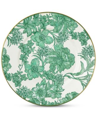 Mackenzie-Childs - Emerald English Garden Dinner Plate