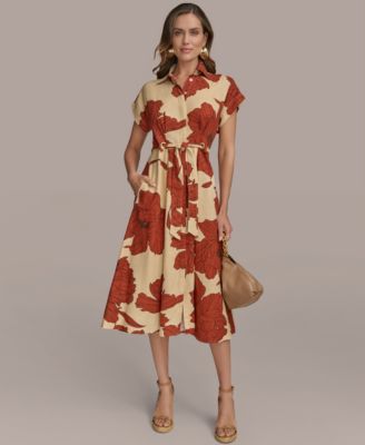 Donna Karan New York - Women's Tie-Waist Shirtdress