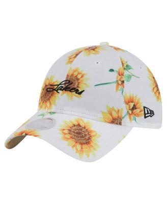 New Era - Women's&nbsp;White Los Angeles Lakers Adventure Flower 9TWENTY Adjustable Hat