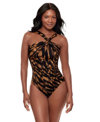 Miraclesuit - Women's Raya De Safari Europa Underwire One-Piece Swimsuit