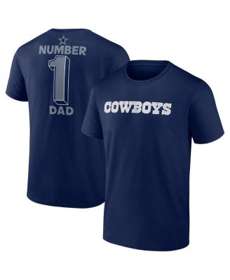 Fanatics - Men's Navy Dallas Cowboys Big Tall Number One Dad T-Shirt