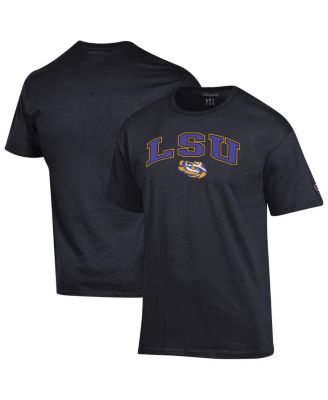 Champion - Men's&nbsp;Black LSU Tigers Arch Over Logo T-Shirt