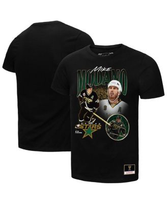 Mitchell & Ness - Men's Mike Modano Black Dallas Stars Player Collage Name Number T-Shirt