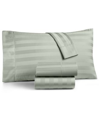 Charter Club - Stripe Supima Cotton 550-Thread Count 4-Pc. Extra-Deep Queen Sheet Set