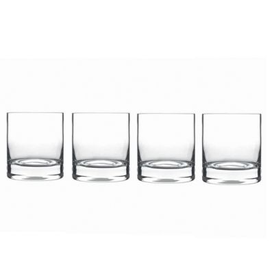 Luigi Bormioli - Set of 4 Classico Double Old-Fashioned Glasses