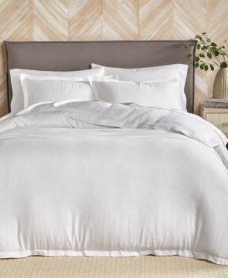 Hotel Collection - Linen Blend 3-Pc. Full/Queen Comforter Set, Created for Macy's