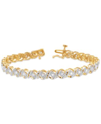 Macy's - Diamond Swirl Tennis Bracelet (1/2 ct. t.w.)