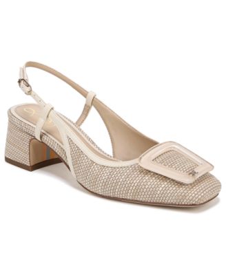 Sam Edelman - Women's Tracie Buckled Slingback Block-Heel Pumps