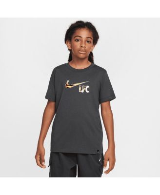 Nike - Big Boys and Girls Black Liverpool Swoosh T-Shirt