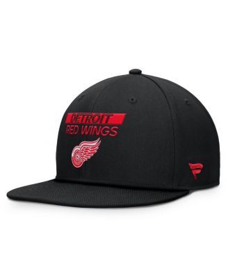 Fanatics - Men's Black Detroit Red Wings Authentic Pro Prime Snapback Hat