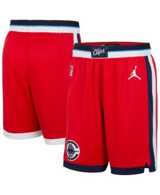 Jordan - Men's Red LA Clippers 2024/25 Statement Edition Swingman Performance Shorts