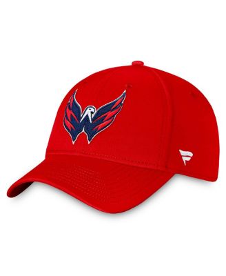 Fanatics - Men's  Red Washington Capitals Core Primary Logo Flex Hat