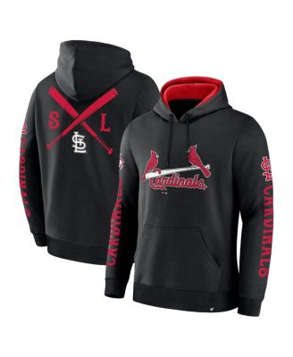 Fanatics - Men's Black St. Louis Cardinals Big City Legacy Fleece Pullover Hoodie