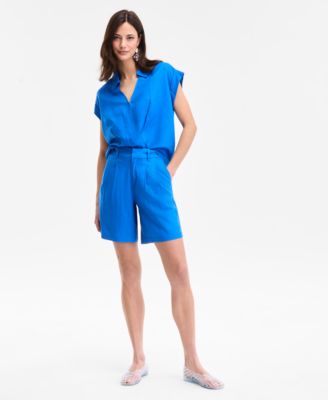 I.N.C. International Concepts - Women's High-Rise Bermuda Shorts