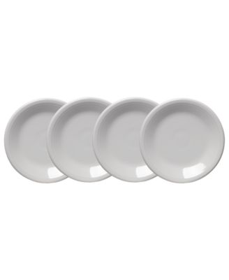 Fiesta - White Classic Rim Salad Plates, Set of 4