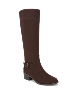 Dr. Scholl's - Women's Adeline Wide Calf Block Heel Zip Tall Boots