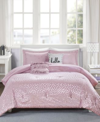 Intelligent Design - Zoey Reversible 4-Pc. Twin/Twin XL Comforter Set