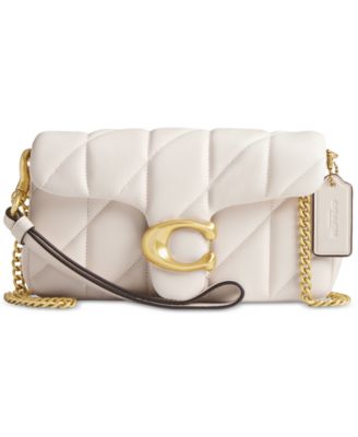 COACH - Quilted Pillow Leather Tabby Wristlet with Chain