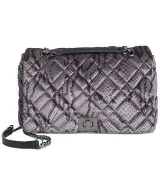 I.N.C. International Concepts - Ajae Soft Snake Velvet Small Shoulder Bag