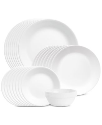 Corelle - Shimmering White 32-Pc. Dinnerware Set, Service for 8