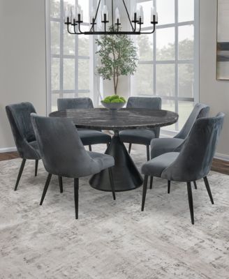Furniture - Nerton 7 Pc. Dining Set (52" Round Table & 6 Chairs)