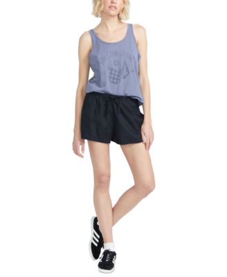 Volcom - Juniors' Stone Def Pull-On Drawstring Shorts