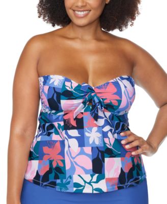 Raisins Curve - Trendy Plus Zanzibar Printed Tankini