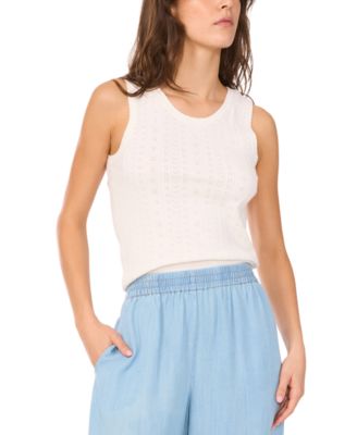 1.STATE - Women's Pointelle Sleeveless Sweater