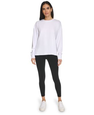 Calvin Klein - Women's Long-Sleeve Crewneck T-Shirt