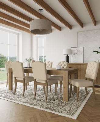 Furniture - 7pc Dining Set (Davie Rectangular Table & 6 Jesilyn Chairs)