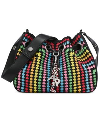 KARL LAGERFELD PARIS - Desiree Small Leather Hobo Bag