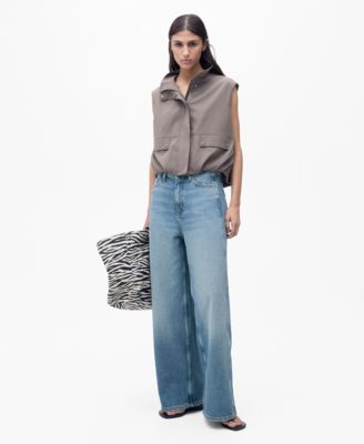MANGO - Women's High-Rise Balloon Jeans