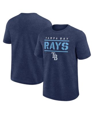 Fanatics - Men's Heather Navy Tampa Bay Rays Top Notch T-Shirt