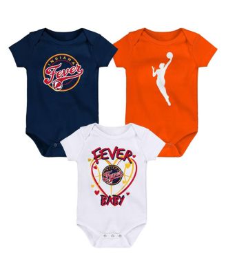 Outerstuff - Baby Boys and Girls Indiana Fever Slide Home 3-Piece Creeper Set