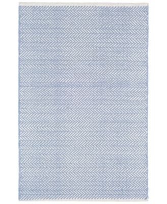 Dash and Albert Rugs by Annie Selke - Herringbone Cotton RDA360 4'x6' Area Rug