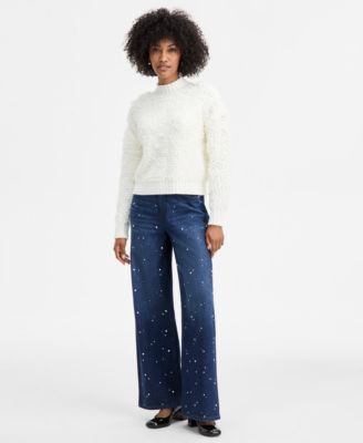 On 34th - Women's Plush Loop Pullover Sweater