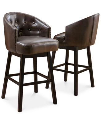 Noble House - Pantan Bar Stools (Set of 2), Quick Ship