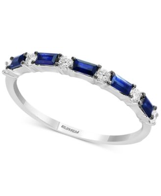 EFFY Collection - Gemstone and  Diamond (1/8 ct. t.w.) Stacking Ring in 14k Gold