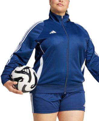adidas - Plus Size Tiro 24 Stand Collar Zip-Front Track Jacket