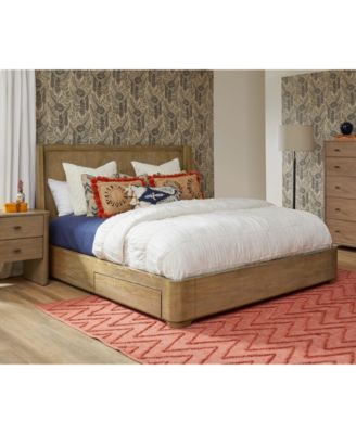 Furniture - Nordic 3 Pc. King Panel Storage Set (Bed, Chest & Nightstand)