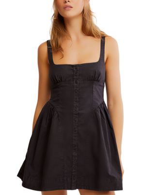Free People - Women's Astrid Oxford Mini Dress