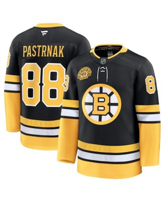 Fanatics - Men's David Pastrnak Black Boston Bruins Alternate 100th Anniversary Premium Jersey