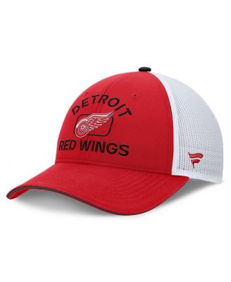 Fanatics - Men's Red/White Detroit Red Wings Authentic Pro Rink Trucker Hat
