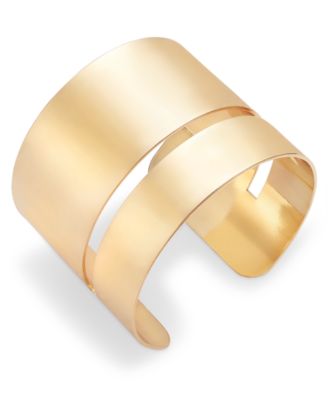 I.N.C. International Concepts - Gold-Tone Double-Row Cuff Bracelet
